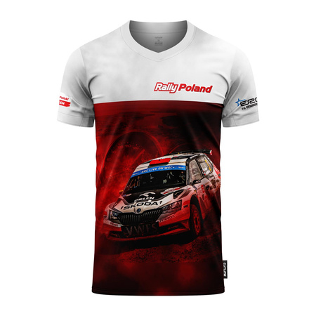 Koszulka t-shirt męska Rally Poland ERC 2023