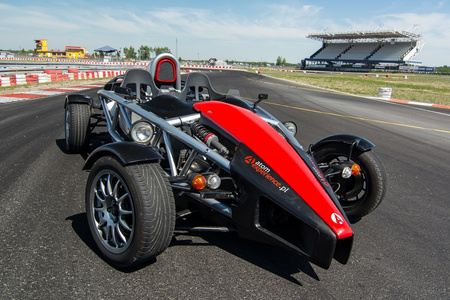 Driving behind the wheel of Ariel Atom on the track (1 lap)